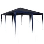 vidaXL Tente de Fête Bleue 4x4 m PE