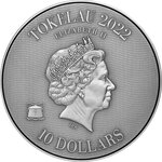 Pièce de monnaie en Argent - Cuivre 10 Dollars g 62.2 (2 oz) Ag - 357.65 (11.5 oz) Cu Millésime 2022 AFRICAN LION