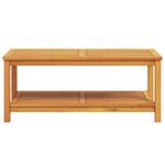 vidaXL Table basse 70x40x45 cm Bois d'acacia massif