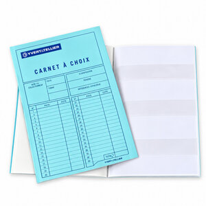 Carnet à choix timbres-poste pour négociants clubs philatéliques.