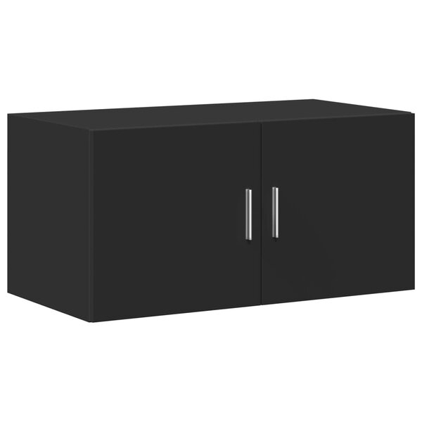 vidaXL Armoire murale noir 80x42 5x40 cm bois d'ingénierie