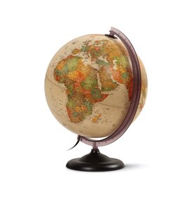 Globe terrestre lumineux 30 cm 'First' Antique JPC
