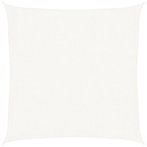 vidaXL Voile de parasol PEHD Carré 3 6 x 3 6 m Blanc