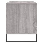 vidaXL Armoire à disques sonoma gris 100x38x48 cm bois d'ingénierie