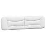 vidaXL Lit avec matelas blanc 200x200 cm similicuir