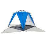 vidaXL Tente de plage 4 personnes libération rapide imperméable