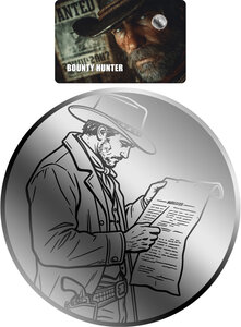 Monnaie BOUNTY HUNTER 1/500 Oz Palladium 25$ Liberia 2026 (PRÉCOMMANDE)