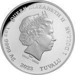 Pièce de monnaie en Argent 1 Dollar g 31.1 (1 oz) Millésime 2023 AURORA BOREALIS