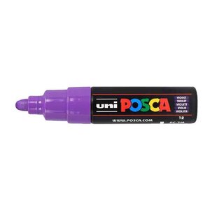Marqueur pointe large conique PC7M VT Violet x 6 POSCA