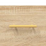 vidaXL Buffet chêne sonoma 69 5x34x90 cm bois d'ingénierie