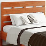 vidaXL Tête de lit cire marron 120 cm bois massif de pin
