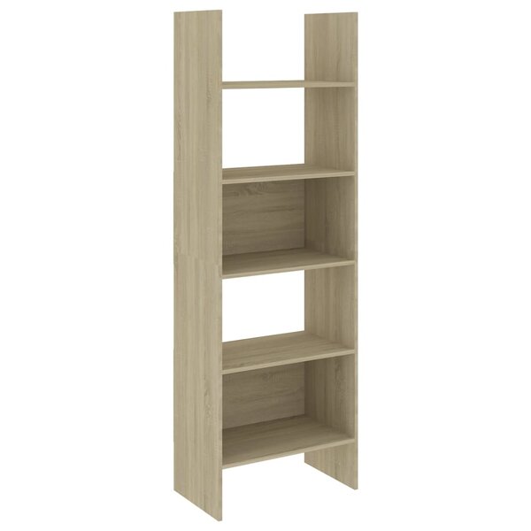 vidaXL Bibliothèque Chêne sonoma 60x35x180 cm Bois d’ingénierie