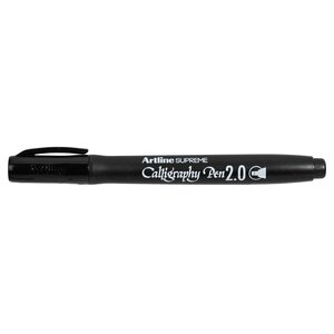 Marqueur Supreme Calligraphy Pen pointe 2 mm coloris noir ARTLINE