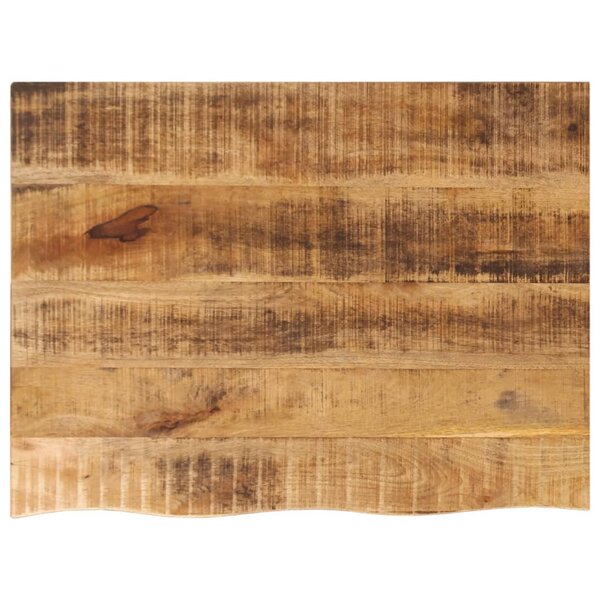 vidaXL Dessus de table 90x60x2 5 cm bord vif bois massif manguier brut