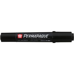 Marqueur permanent Permapaque double pointe noir SAKURA