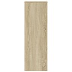 vidaXL Supports pour plantes 2 Pièces chêne sonoma bois d'ingénierie