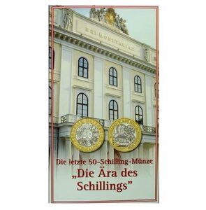 Pièce de monnaie 50 Schilling Autriche l’ère du Schilling 2001 BU