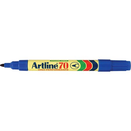 Marqueur '70' permanent indélébile pointe conique 1,5 mm bleu ARTLINE