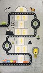 Tapis enfant Circuit de voiture 80 x 150 cm - Gris