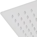 vidaXL Pomme de douche plongeante 2 Pièces Acier inoxydable 20x20 cm