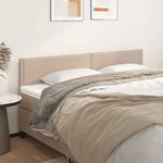 vidaXL Têtes de lit 2 Pièces Cappuccino 90x5x78/88 cm Similicuir