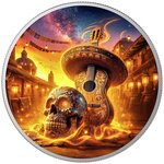 Pièce de monnaie en Argent g 31.1 (1 oz) Millésime 2024 DIA DE LOS MUERTOS