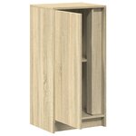 vidaXL Buffet avec LED chêne sonoma 42 5x34x85 cm bois d'ingénierie