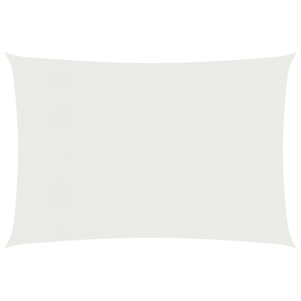 vidaXL Voile d'ombrage 160 g/m² Blanc 2x3 5 m PEHD