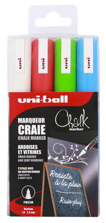 Marqueurs chalk (craie) conique moyenne basic 4 pcs