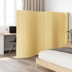vidaXL Cloison de séparation naturel clair 165x800 cm bambou
