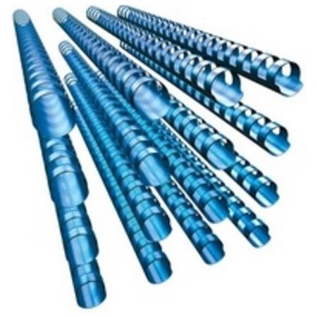 Lot de 100 CombBind Peignes de reliure bleu 6 mm GBC