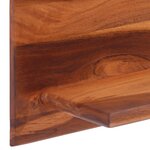 vidaXL Étagères murales 2 Pièces 112x20x26 cm bois massif d'acacia