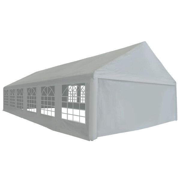 vidaXL Tente de réception PE 6 x 12 m Gris