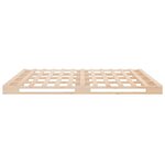 vidaXL Lit de palette 120x200 cm bois de pin massif