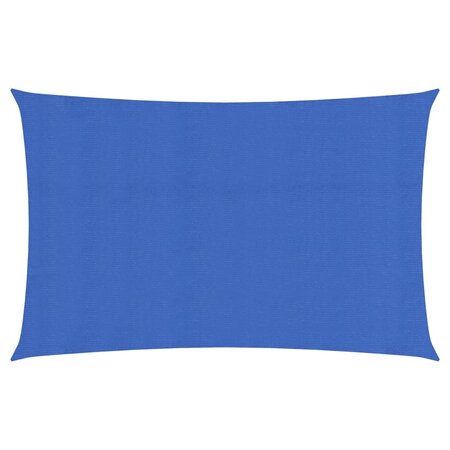 vidaXL Voile d'ombrage 160 g/m² Bleu 2x5 m PEHD