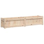 vidaXL Jardinières 2 Pièces bois de pin massif