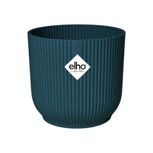 Vibes Fold Pot de fleurs rond Roues 35 - Bleu Ø 35 x 32 cm