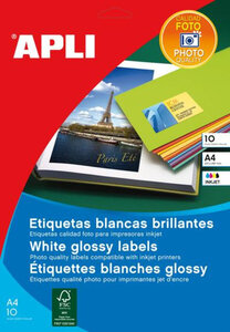 10A4 - 250 Étiquettes Photo Brt35X45