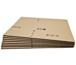 100 Caisses américaines (cartons) : 250 x 180 x 140 mm simple cannelure