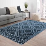 Tapis d'intérieur Berbère 160 x 230 cm - Noir