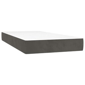 vidaXL Matelas de lit à ressorts ensachés 90x220x20 cm velours