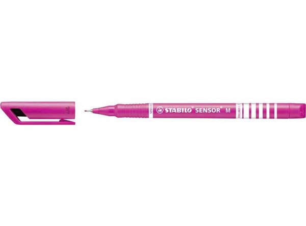 Stylo-feutre SENSOR M - rose STABILO