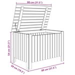 vidaXL Boîte de rangement avec couvercle RANA bois massif de pin