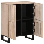 vidaXL Buffet 60x34x75 cm bois de manguier massif