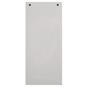 Paquet 100 Fiches Intercalaires Horizontales Unies Perforées Forever - 105x240mm - Gris - X 12 - Exacompta