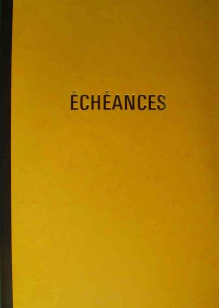 Cahier piqûre 'Echéances', 92 pages, 320 x 210 mm ELVE
