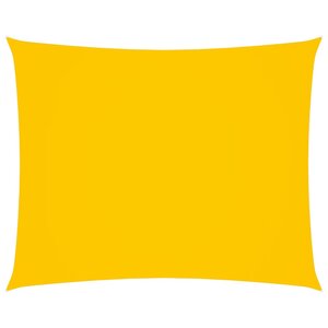 Vidaxl voile de parasol tissu oxford rectangulaire 2x3 m jaune