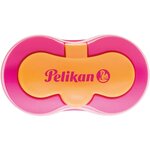 Taille-crayon double flower pink pelikan