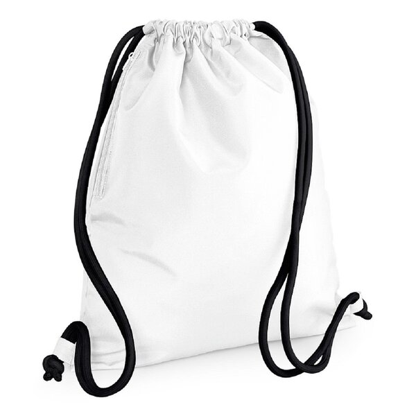 Sac à dos en toile cordons épais - BG110 - blanc