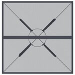 vidaXL Ensemble à manger de jardin 5 Pièces anthracite métal maille